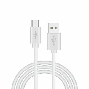 Cable USB Compatible COOL Universal (Micro-Usb) 1.2 metros Blanco ServiPhone