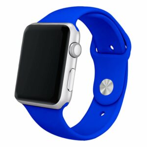 Correa Apple Watch Series 1 / 2 / 3 / 4 / 5 / 6 / SE (38 / 40 mm) Goma Azul ServiPhone