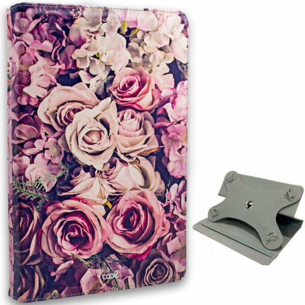 Funda Ebook Tablet 10 pulgadas Universal Dibujos Flores ServiPhone