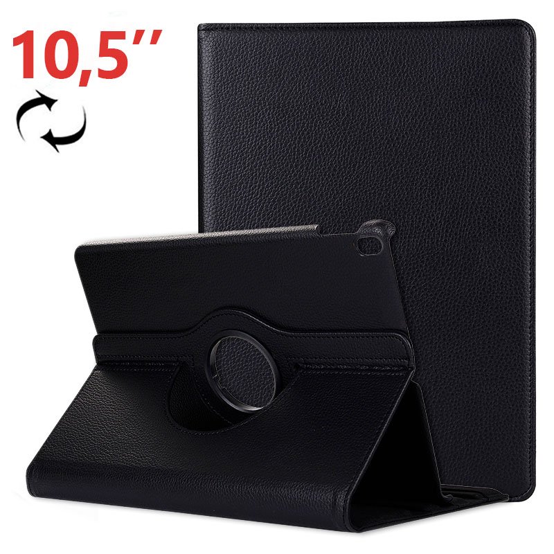 Funda iPad Pro 10.5 / iPad Air 2019 10.5 Giratoria Polipiel Negro ServiPhone