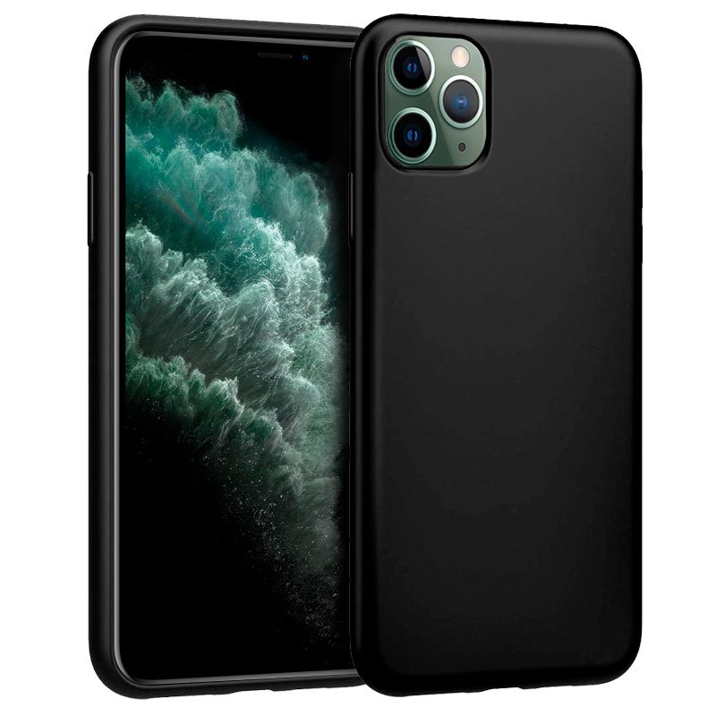 Carcasa Iphone 11 Pro Max Estilo Camara Negra Relieve con Strap - La Carcasa
