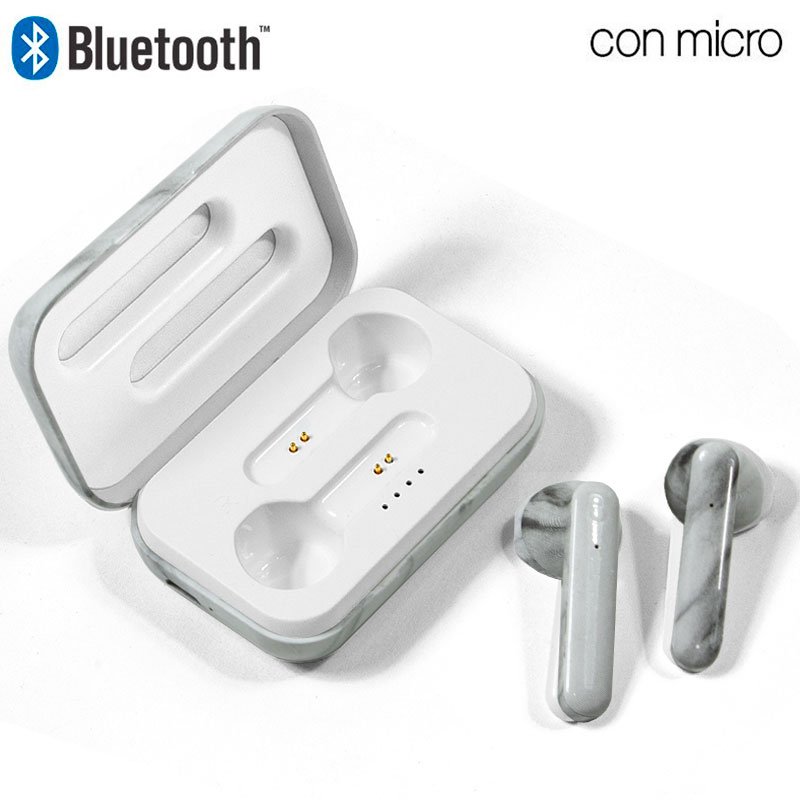 Auriculares Stereo Bluetooth Dual Pod COOL STYLE Mármol ServiPhone