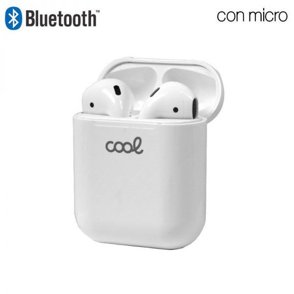 Auriculares Stereo Bluetooth Dual Pod COOL AIR V2 Blanco ServiPhone